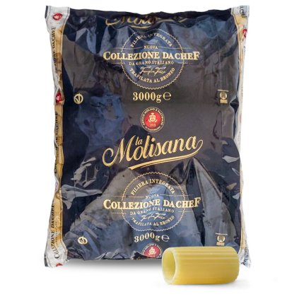 346067 testoviny mezzi rigatoni collezione da chef la molisana 3 kg sacek