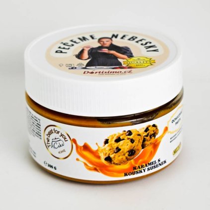 348053 ochucovaci pasta mec3 karamel s kousky susenek 200 g cukrarska