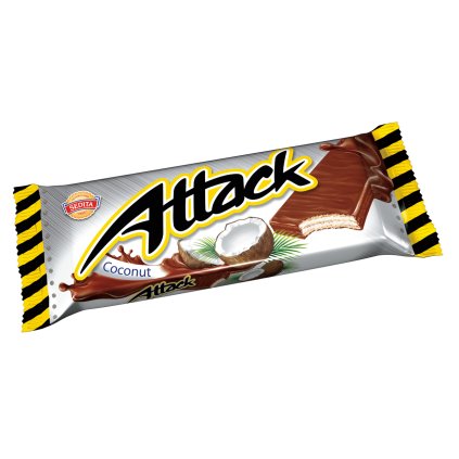 Attack Oplatka kokosová 30 g