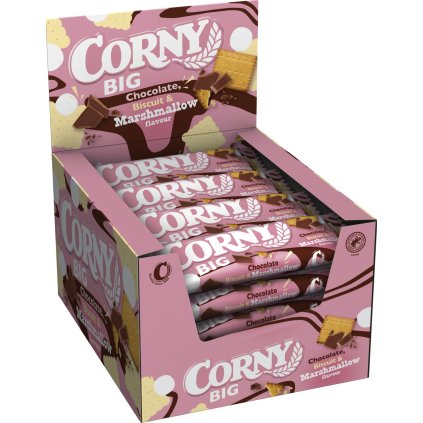 CORNY Big Marshmallow tyčinky 40 g