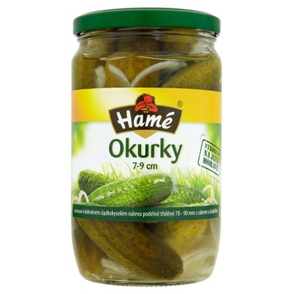 Hamé Okurky sterilované 7 - 9 cm 680 g