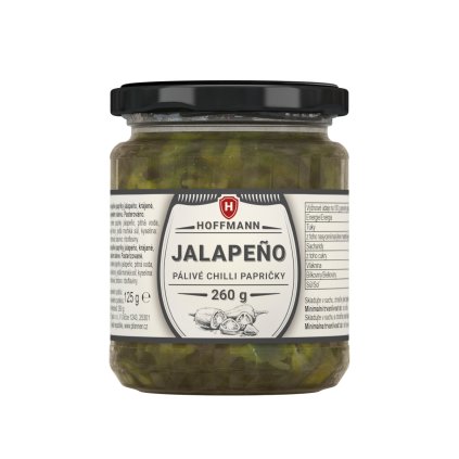 HOFFMANN Jalapeňo pálivé Chilli papričky 260 g