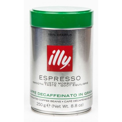 illy Espresso bez kofeinu káva zrno 250 g