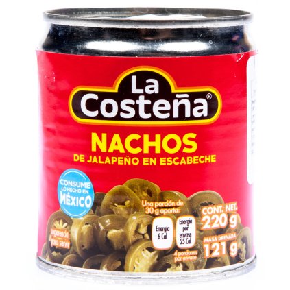 La Costeňa Jalapeno nacho krájené 220 g