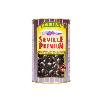SEVILLE PREMIUM Olivy černé bez pecky 4,3 kg