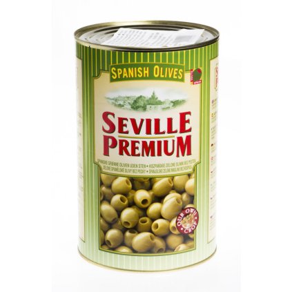 SEVILLE PREMIUM Olivy zelené bez pecky 4,3 kg