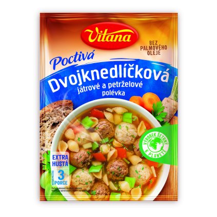 Vitana Poctivá Polévka dvojknedlíčková játrové a petrželové 82 g