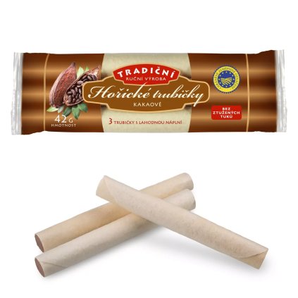 Tradiční hořické trubičky - kakaové 42g