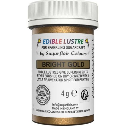355529 jedla prachova barva svetle zlata 4g sugarflair