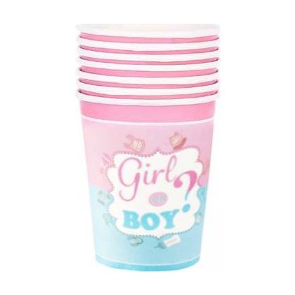 371564 papirove kelimky holka nebo kluk 10ks cakesicq