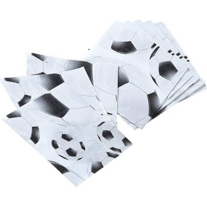 371612 papirove ubrousky fotbal 33x33cm 20ks tib