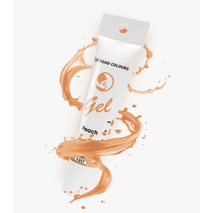 Food Colours gelová barva tuba Peach 30 g ♡