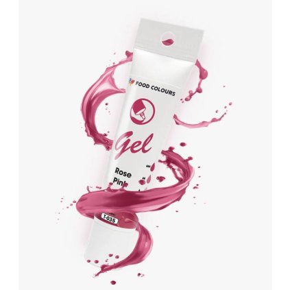 371855 food colours gelova barva tuba rose pink 30 g