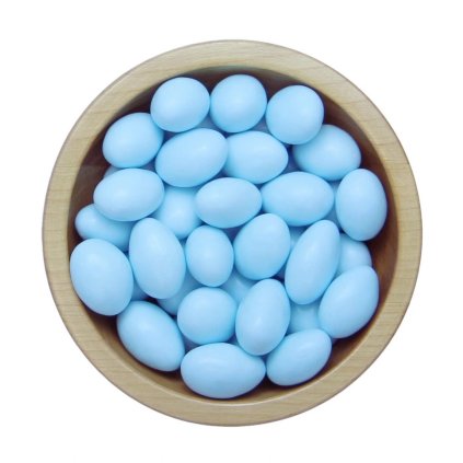 Mandle v čokoládě a krustě - baby blue 100g