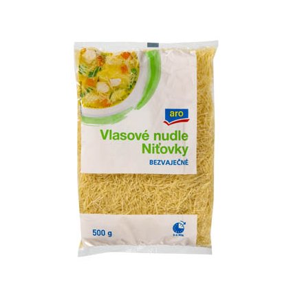 356951 aro nudle vlasove bezvajecne 500 g