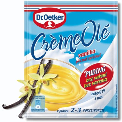 Puding bez vaření, vanilkový