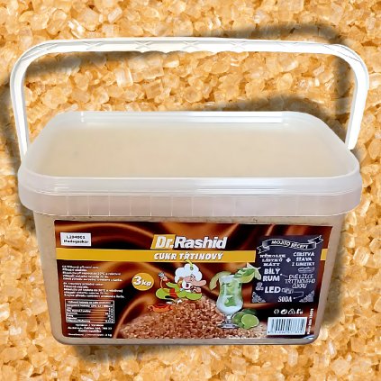 Cukr třtinový 3 kg v kyblíku