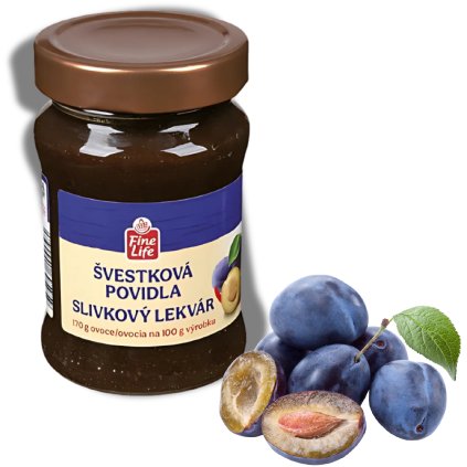 Fine Life Povidla výběrová švestka 340 g