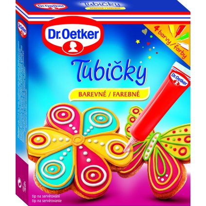 Tubičky na zdobení 4 barvy (4x19 g)