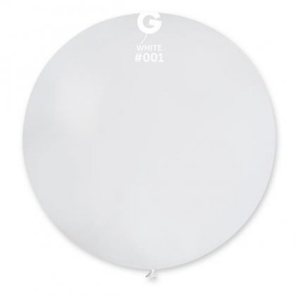 Balon jumbo bílý 100 cm  /BP