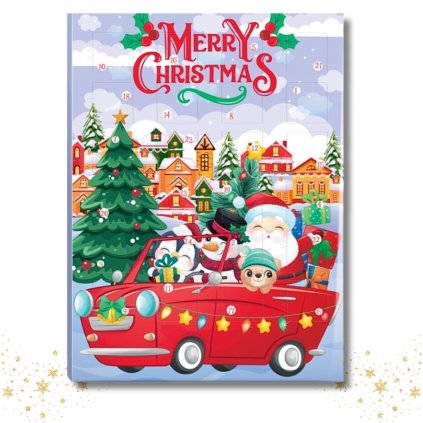 Mikulášský adventní kalendář s mléčnou čokoládou 30%