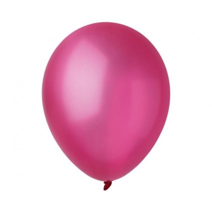 0029909 balonek metalicky tmave ruzovy fuchsia 28 cm 600