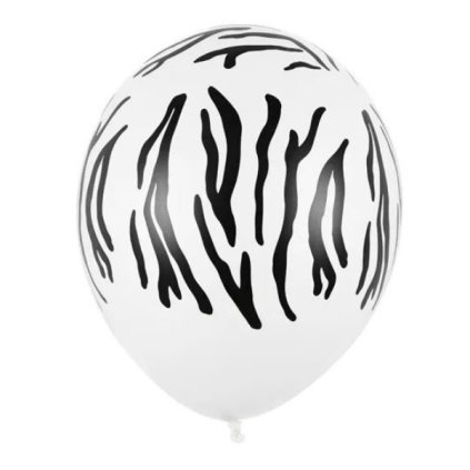 0022262 balonky s potiskem zebra 30 cm 50 ks 600