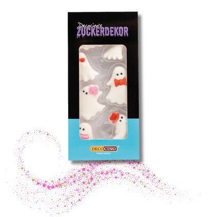 Cukrové dekorace - 19g - rodina duchů 7 ks (krásné - doporučujeme)