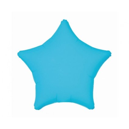 0033118 foliovy balonek hvezda neon modra 48 cm 600