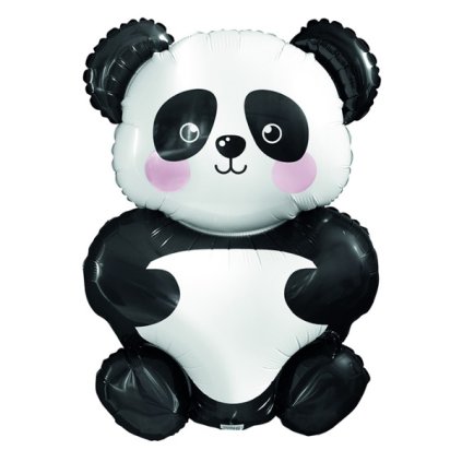 0032537 foliovy balonek medvidek panda 80 x 54 cm 600