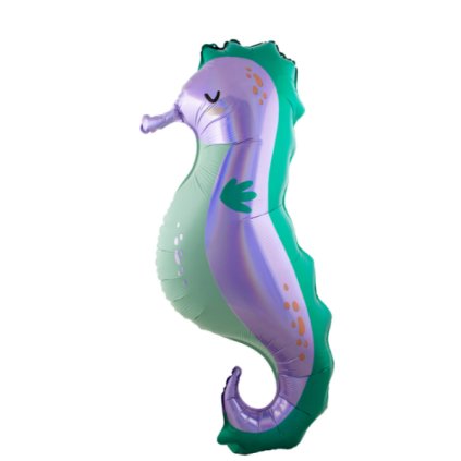 0032705 foliovy balonek morsky konik fialovy 38 x 100 cm 600
