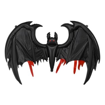 0033258 foliovy balonek netopyr s cervenymi detaily 150 x 77 cm 600