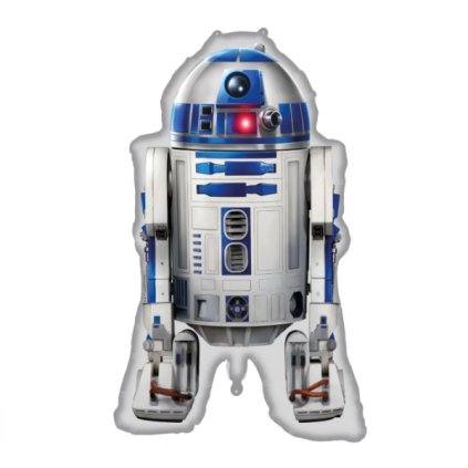 0033127 foliovy balonek star wars r2 d2 tvar droid 101 x 73 cm 600