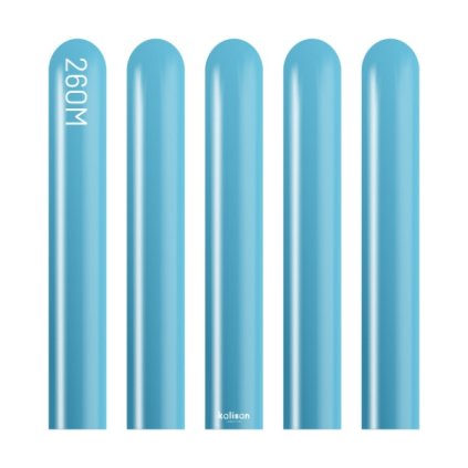 0032427 modelovaci balonky modre mirror blue 260m 50 ks 600