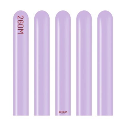 0032379 modelovaci balonky svetle fialove standard lilac 260m 100 ks 600