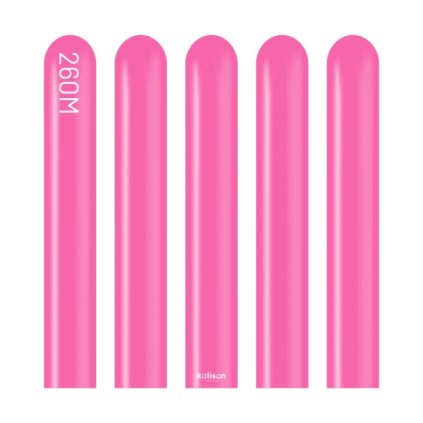 0032382 modelovaci balonky tmave ruzove standard fuchsia 260m 100 ks 600