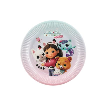 0033858 papirove talire gabinin kouzelny domek ve filmu 23 cm 6 ks 600