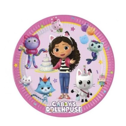 0029792 papirove talire gabinin kouzelny domek gabbys dollhouse 23 cm 600