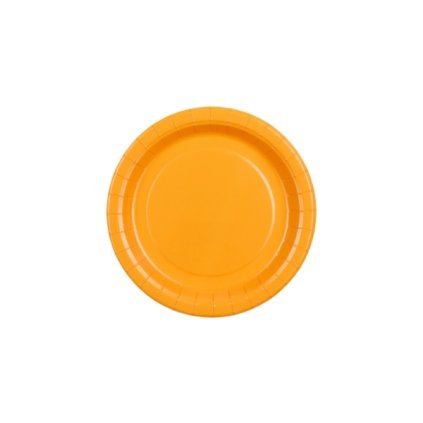 0034061 papirove talire oranzove 18 cm 6 ks 600