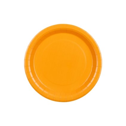 0034056 papirove talire oranzove 23 cm 6 ks 600