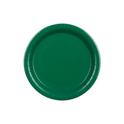 0034271 papirove talire tmave zelene 23 cm 6 ks 600