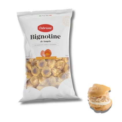 Pečené mini větrníčky k plnění šlehačkou nebo krémem 100g