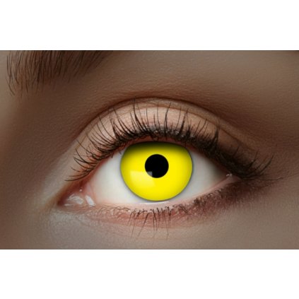 0033174 uv kontaktni cocky flash yellow nedioptricke mesicni 2 ks 600