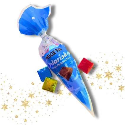 Vánoční ledová čokoláda Nugeta Polarisky 140g
