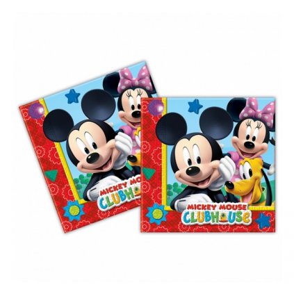 Ubrousky Mickey a Minnie 33x33cm 20ks - Godan