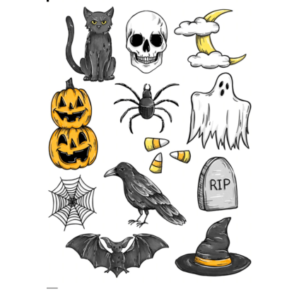 Jedlý papír HALLOWEEN