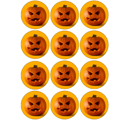 Jedlý papír HALLOWEEN