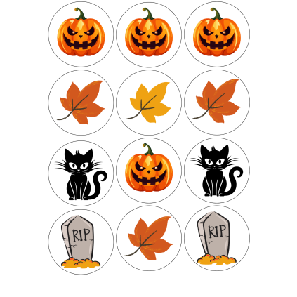 Jedlý papír HALLOWEEN