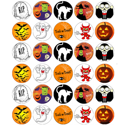 Jedlý papír HALLOWEEN