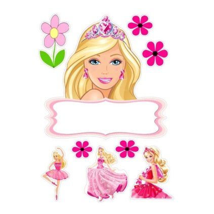 Jedlý papír BARBIE